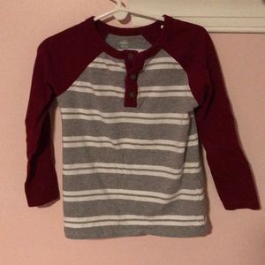 Toddler long sleeve striped shirt